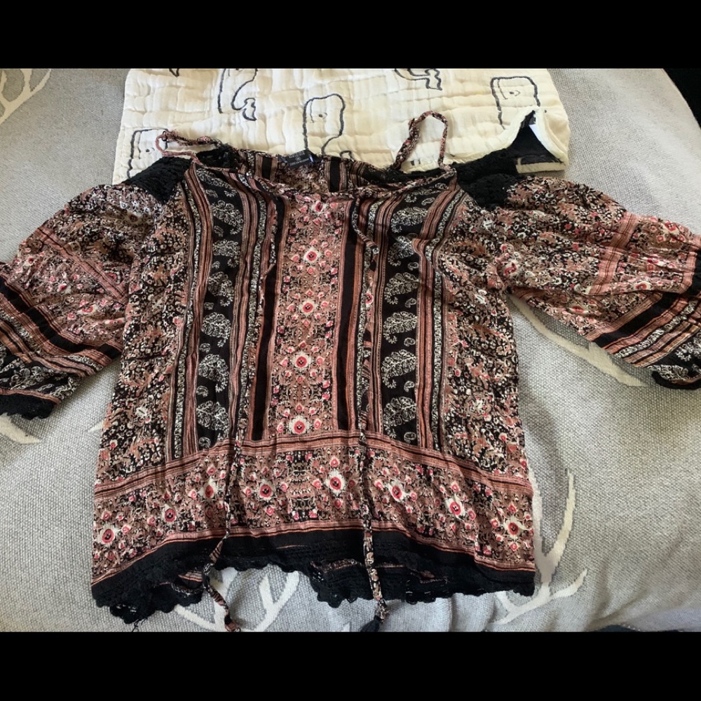 Boho Patterned Blouse